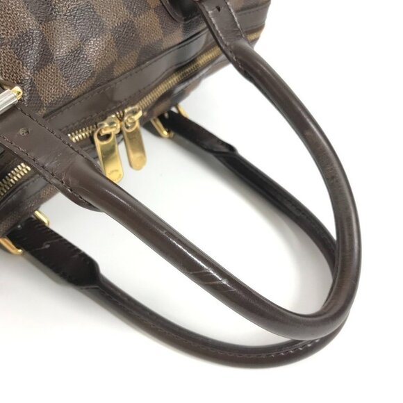 LOUIS VUITTON N52000 Damier Berkeley Bag Hand Bag Damier Canvas Ebene Brown - Picture 10 of 16